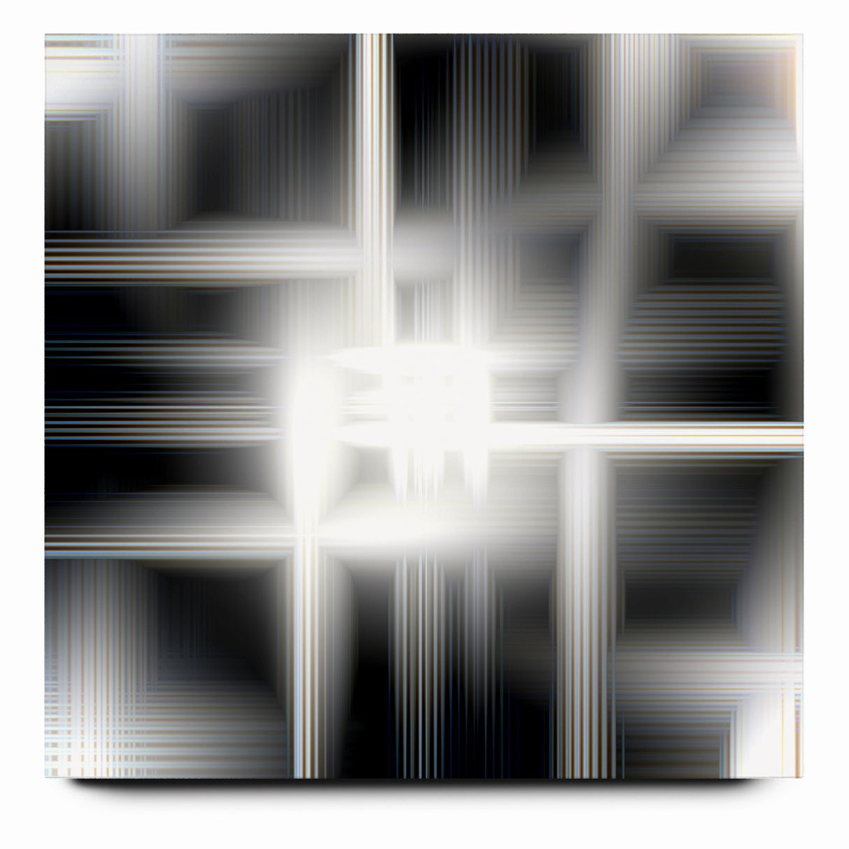 Elegant Black and White Abstract Art | Modern Monochrome Canvas Design