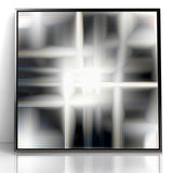 Elegant Black and White Abstract Art | Modern Monochrome Canvas Design