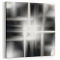 Elegant Black and White Abstract Art | Modern Monochrome Canvas Design