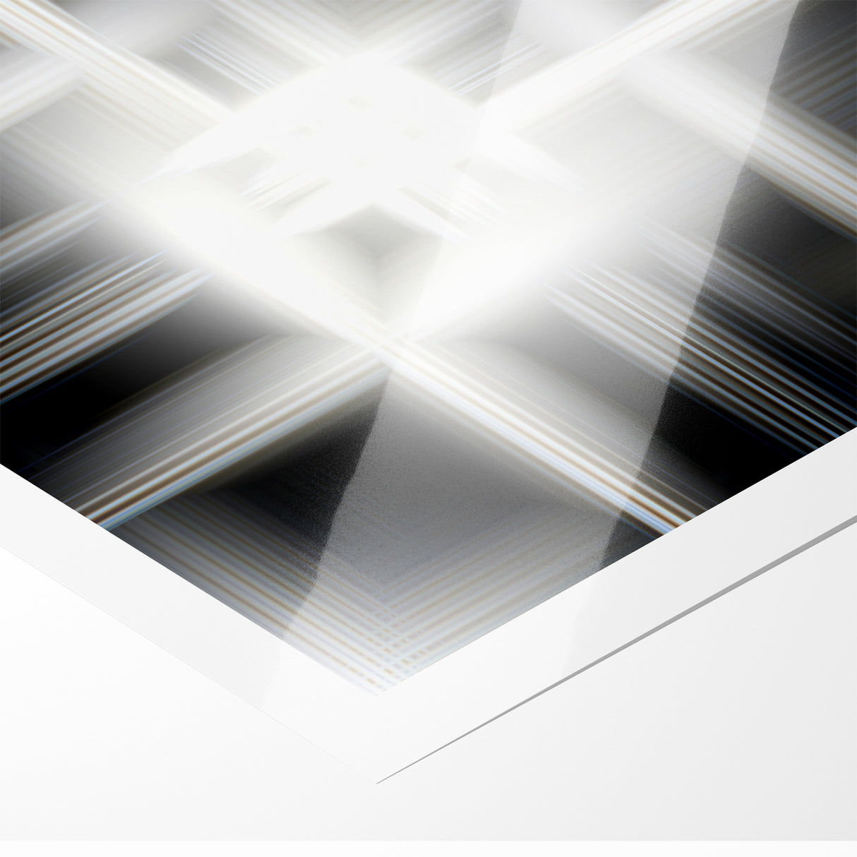 Elegant Black and White Abstract Art | Modern Monochrome Canvas Design