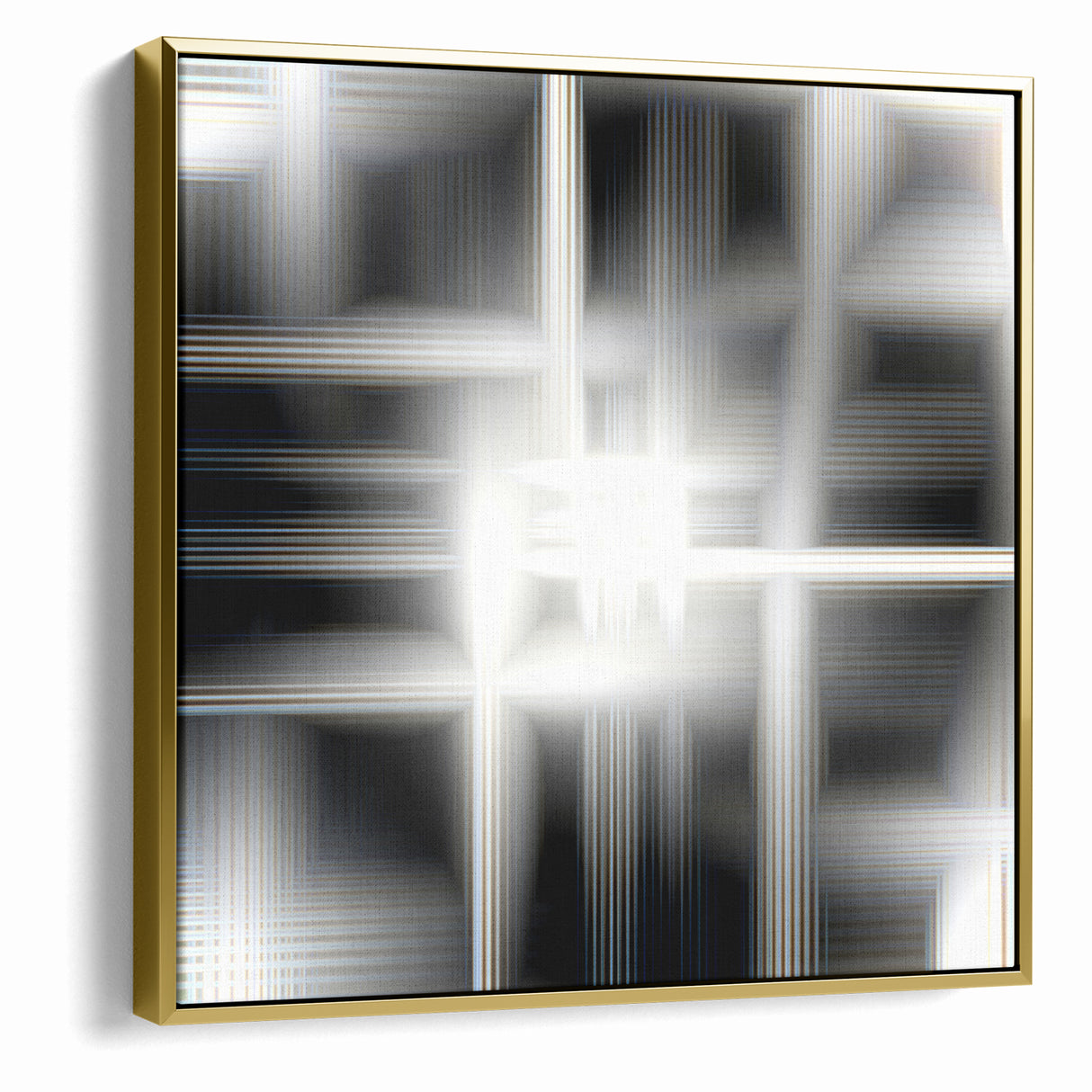 Elegant Black and White Abstract Art | Modern Monochrome Canvas Design