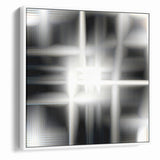 Elegant Black and White Abstract Art | Modern Monochrome Canvas Design