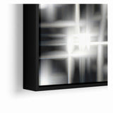 Elegant Black and White Abstract Art | Modern Monochrome Canvas Design