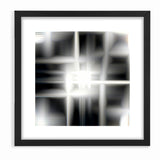 Elegant Black and White Abstract Art | Modern Monochrome Canvas Design