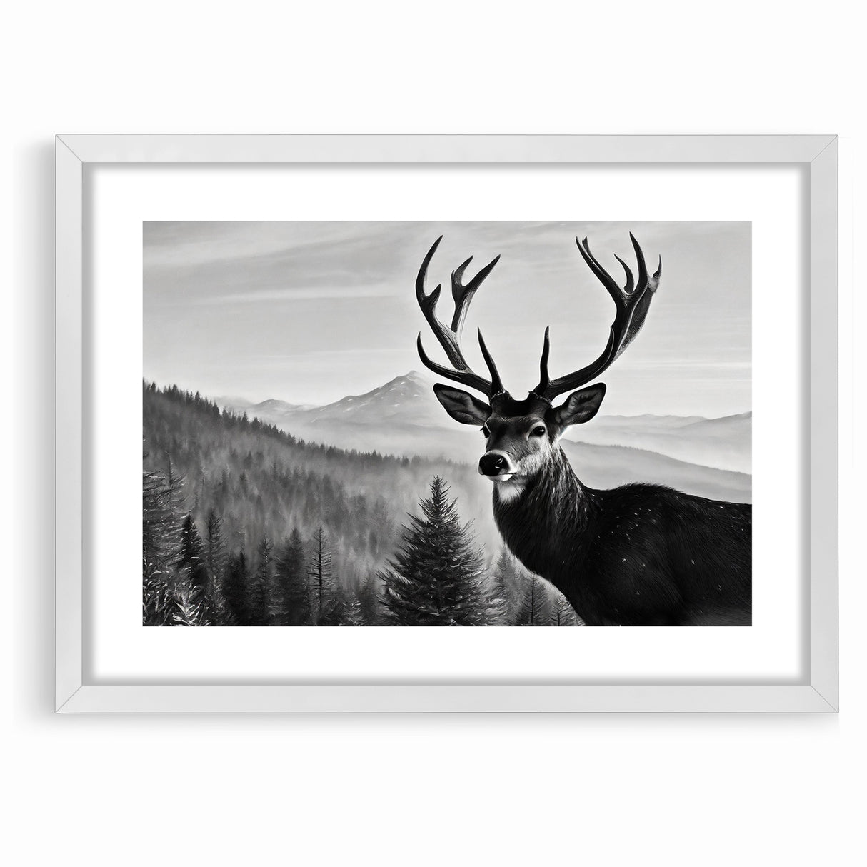 Graceful Antelope Wildlife Art - Majestic Antelope Canvas Print