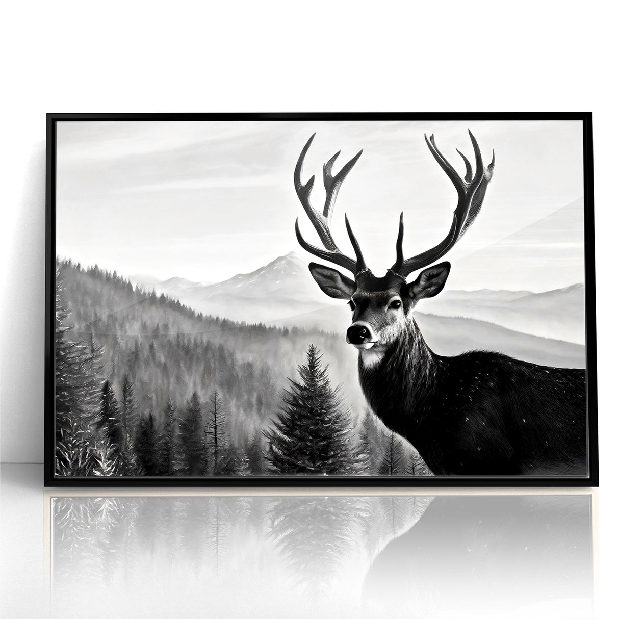 Graceful Antelope Wildlife Art - Majestic Antelope Canvas Print