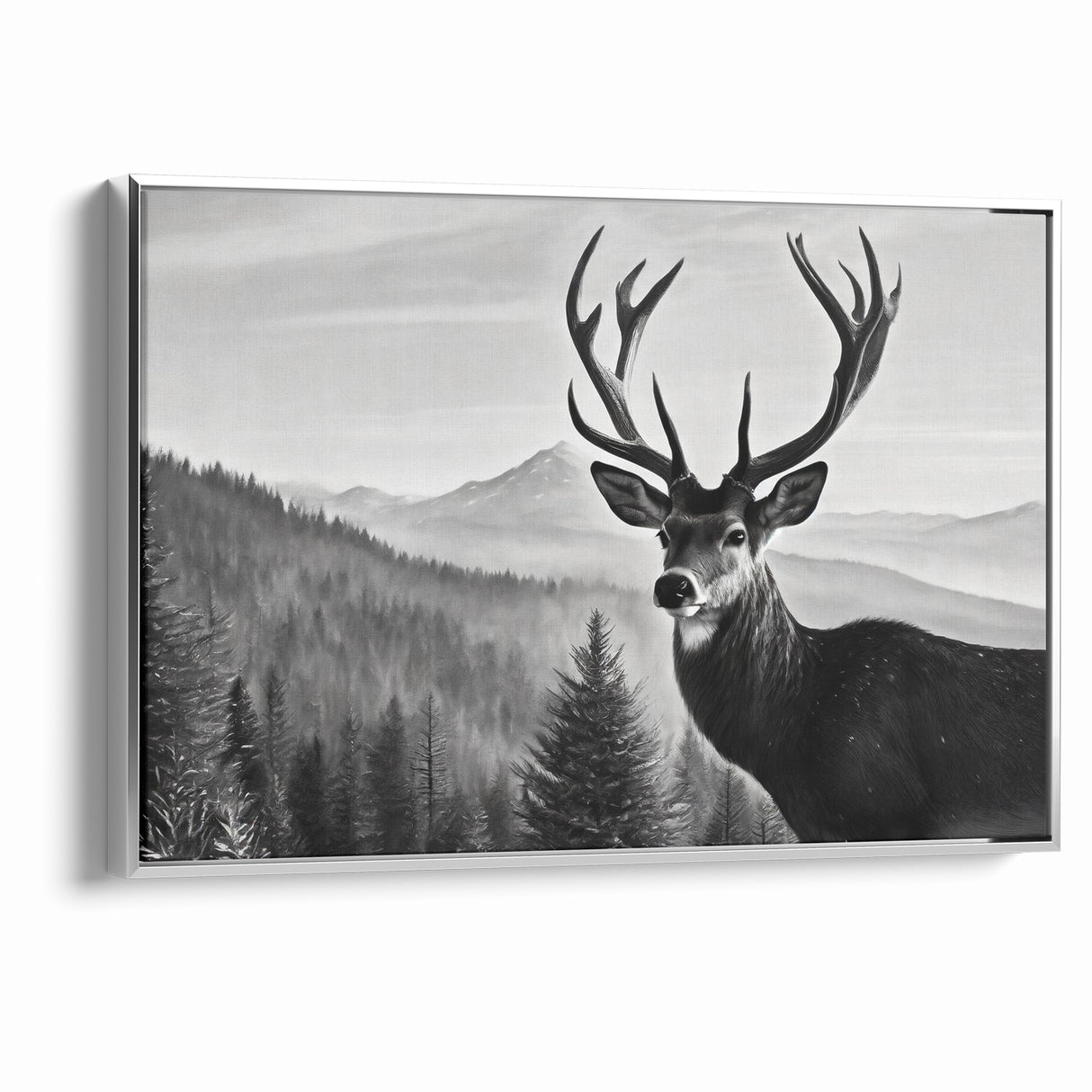 Graceful Antelope Wildlife Art - Majestic Antelope Canvas Print