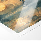 Abstract Nature Prints - Moonlit Lake Tranquility Wall Art