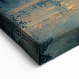 Abstract Nature Prints - Moonlit Lake Tranquility Wall Art