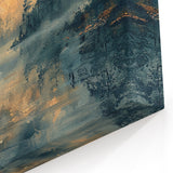 Abstract Nature Prints - Moonlit Lake Tranquility Wall Art