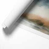 Abstract Nature Prints - Misty Mountain Serenity Wall Art