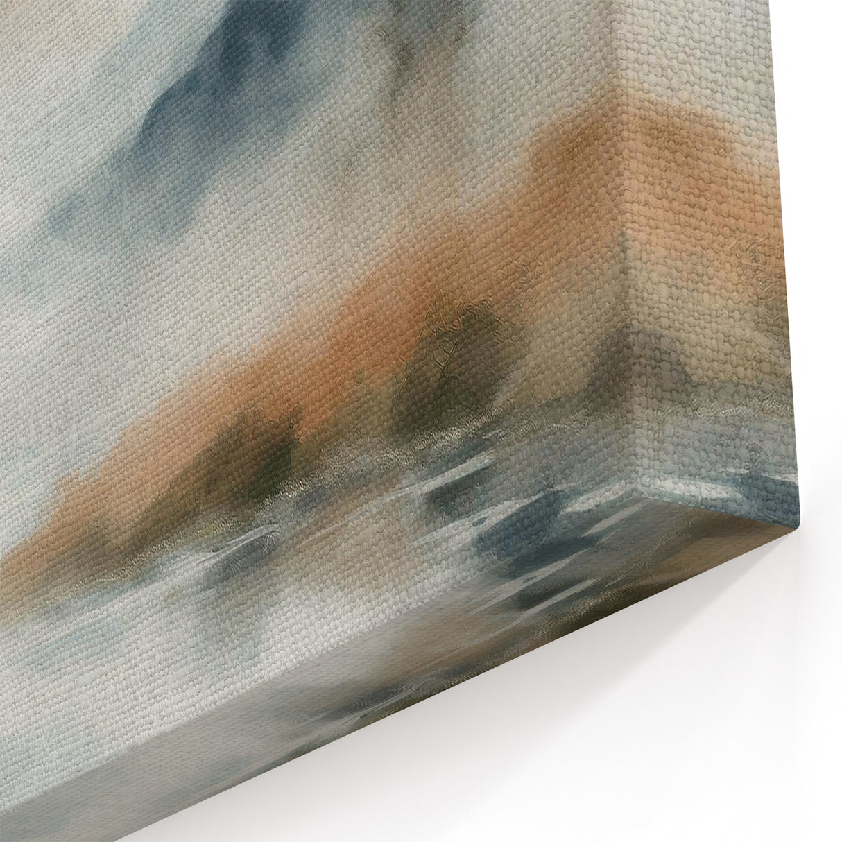 Abstract Nature Prints - Misty Mountain Serenity Wall Art