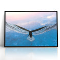 Stunning Birds of Prey Nature Art – Soaring Eagle Wall Decor Canvas