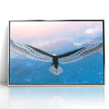 Stunning Birds of Prey Nature Art – Soaring Eagle Wall Decor Canvas