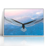 Stunning Birds of Prey Nature Art – Soaring Eagle Wall Decor Canvas