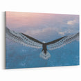 Stunning Birds of Prey Nature Art – Soaring Eagle Wall Decor Canvas