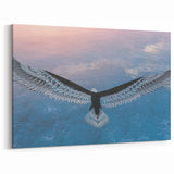 Stunning Birds of Prey Nature Art – Soaring Eagle Wall Decor Canvas