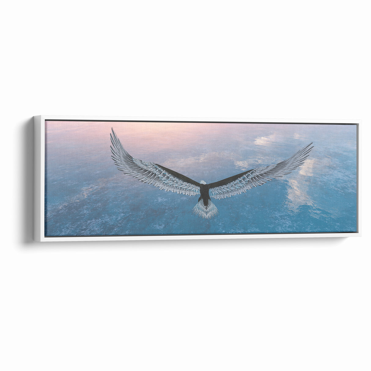 Stunning Birds of Prey Nature Art – Soaring Eagle Wall Decor Canvas