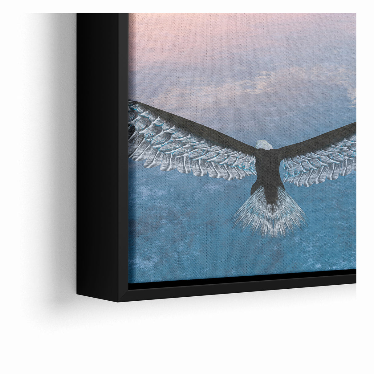 Stunning Birds of Prey Nature Art – Soaring Eagle Wall Decor Canvas