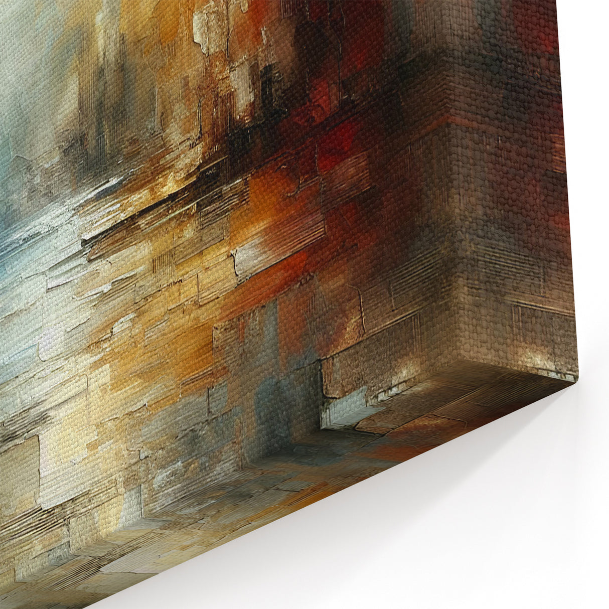 Artistic Landscape Designs - Moonlit Mosaic Reflection Wall Art