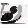 Textured Black and White Abstract Art | Monochrome Canvas Design