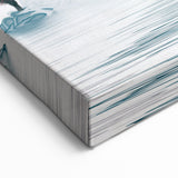 Modern Landscape Wall Decor - Serene Water and Translucent Forms Art