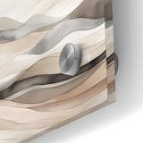 Contemporary Landscape Abstract Art - Serene Desert Scenery Wall Decor