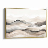 Contemporary Landscape Abstract Art - Serene Desert Scenery Wall Decor