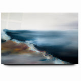 Abstract Scenery Canvas - Serene Coastal Horizon Wall Art