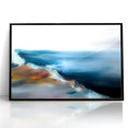 Abstract Scenery Canvas - Serene Coastal Horizon Wall Art