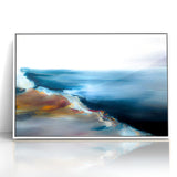 Abstract Scenery Canvas - Serene Coastal Horizon Wall Art