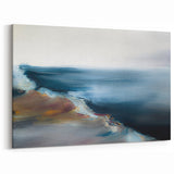 Abstract Scenery Canvas - Serene Coastal Horizon Wall Art