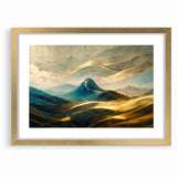 Artistic Landscape Designs - Enchanted Mountain Abstract Wall Art