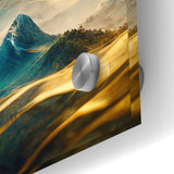Artistic Landscape Designs - Enchanted Mountain Abstract Wall Art