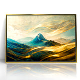 Artistic Landscape Designs - Enchanted Mountain Abstract Wall Art