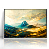 Artistic Landscape Designs - Enchanted Mountain Abstract Wall Art