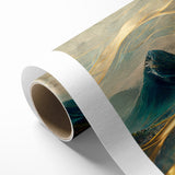 Artistic Landscape Designs - Enchanted Mountain Abstract Wall Art