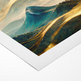 Artistic Landscape Designs - Enchanted Mountain Abstract Wall Art