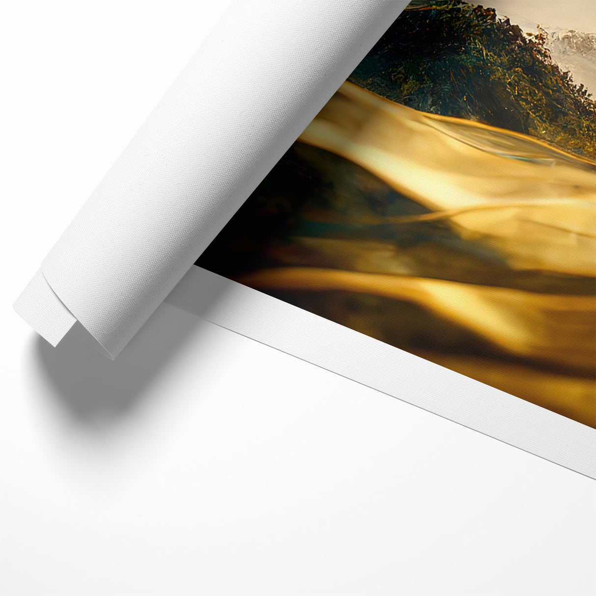 Artistic Landscape Designs - Enchanted Mountain Abstract Wall Art