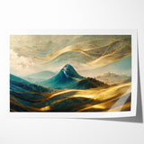 Artistic Landscape Designs - Enchanted Mountain Abstract Wall Art