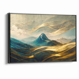 Artistic Landscape Designs - Enchanted Mountain Abstract Wall Art