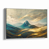 Artistic Landscape Designs - Enchanted Mountain Abstract Wall Art
