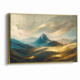 Artistic Landscape Designs - Enchanted Mountain Abstract Wall Art