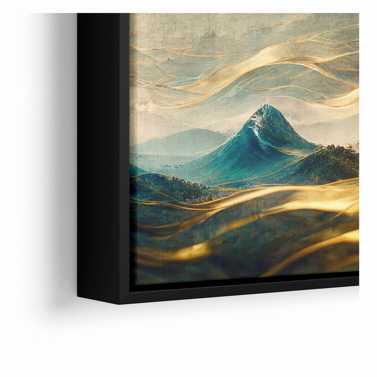Artistic Landscape Designs - Enchanted Mountain Abstract Wall Art