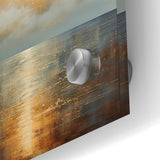 Abstract Nature Prints - Golden Sunset Over Calm Sea Wall Art