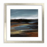 Modern Landscape Abstract Art - Earthy Horizon Wall Decor