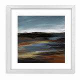 Modern Landscape Abstract Art - Earthy Horizon Wall Decor