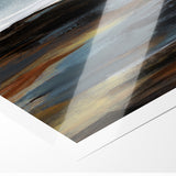 Modern Landscape Abstract Art - Earthy Horizon Wall Decor