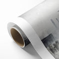Modern Landscape Abstract - Monochromatic Misty Cityscape Wall Art
