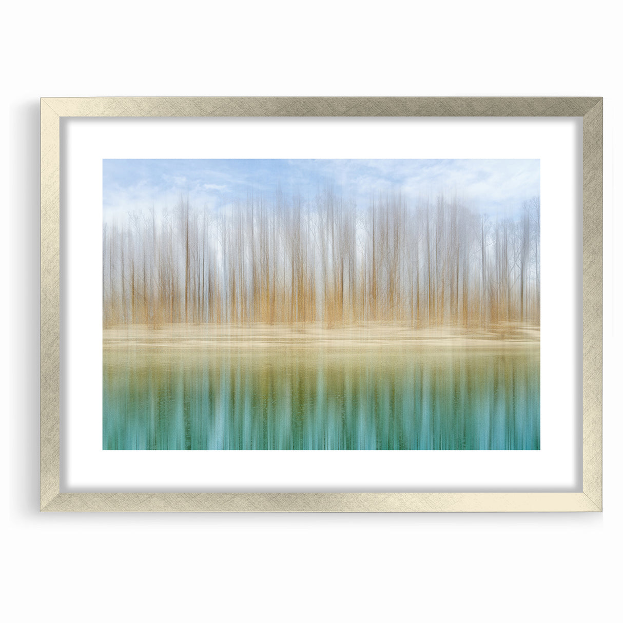 Colorful Abstract Landscapes - Tranquil Reflection Abstract Wall Art